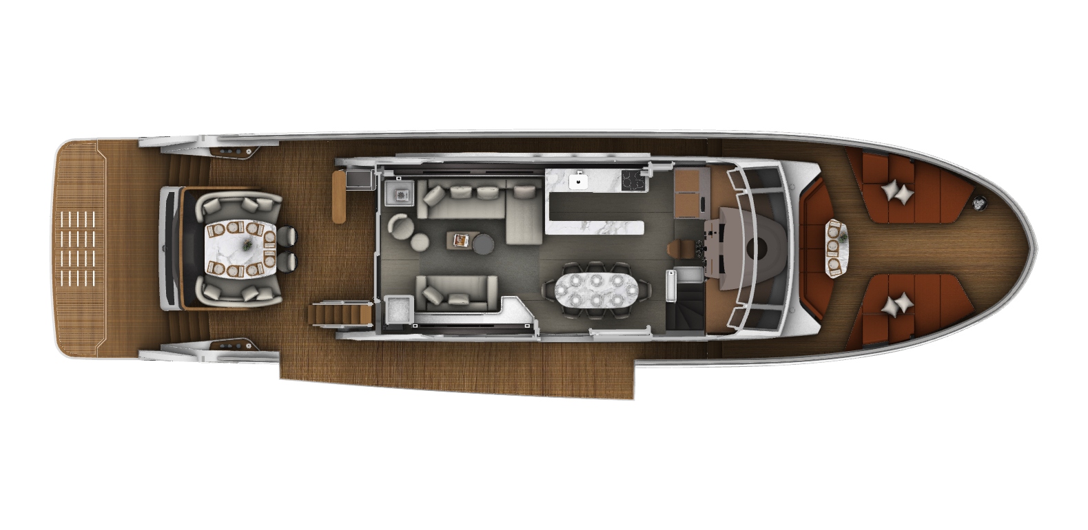 Cozinha Aberta + 2 Sofás