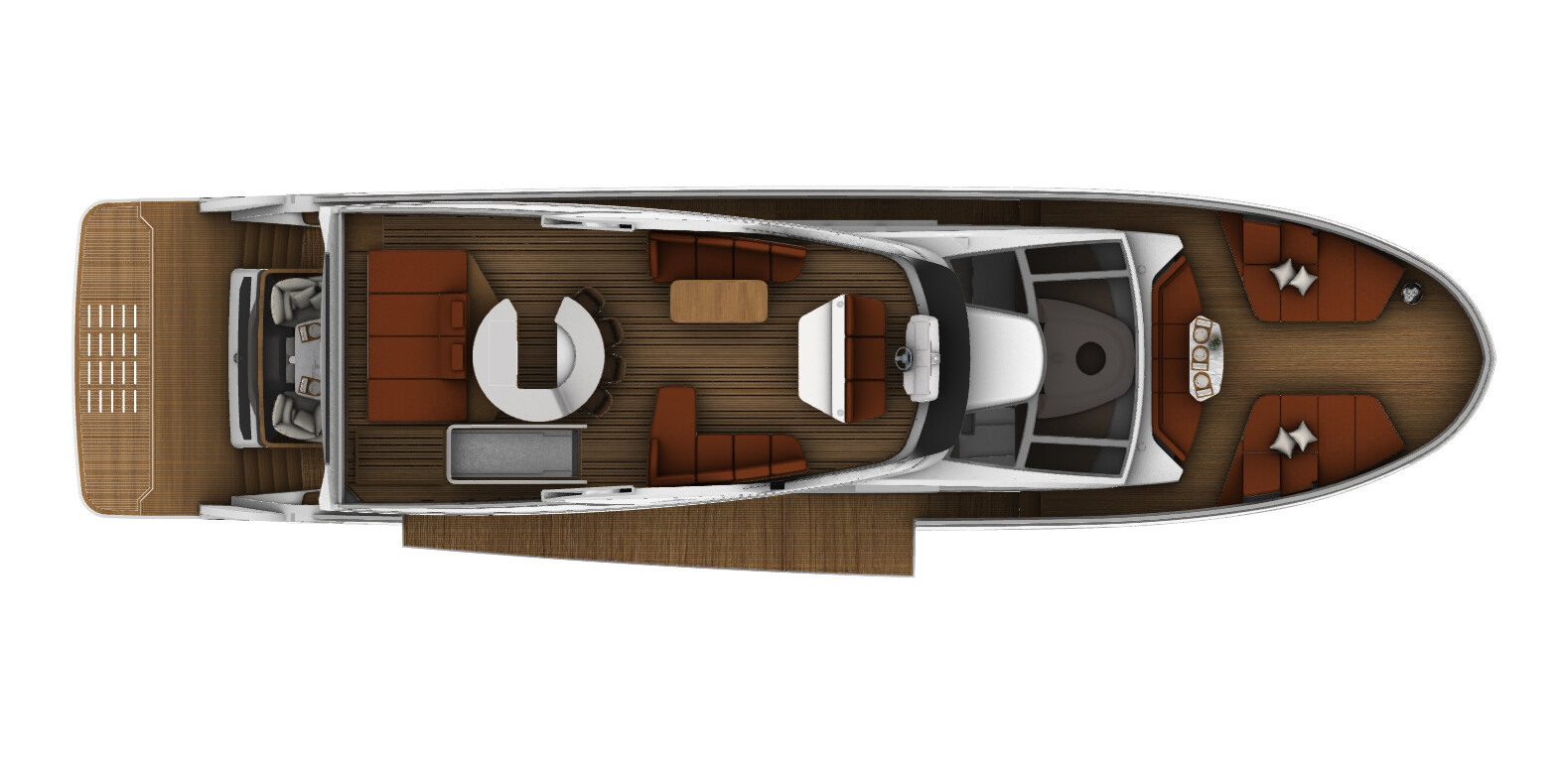 Flybridge — com bar